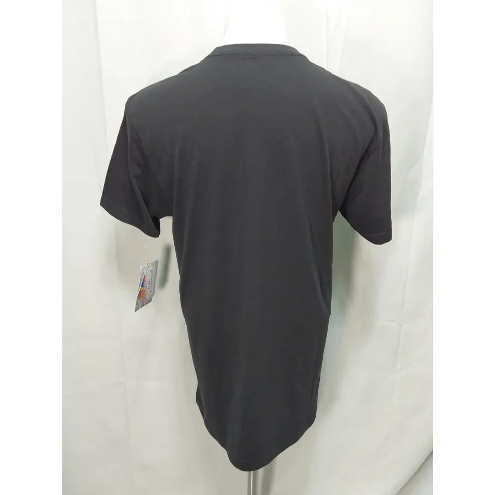 LuLaRoe Rocker T Medium Black "OMG I'm Literally Dead" T-Shirt #L224 - Picture 3 of 6